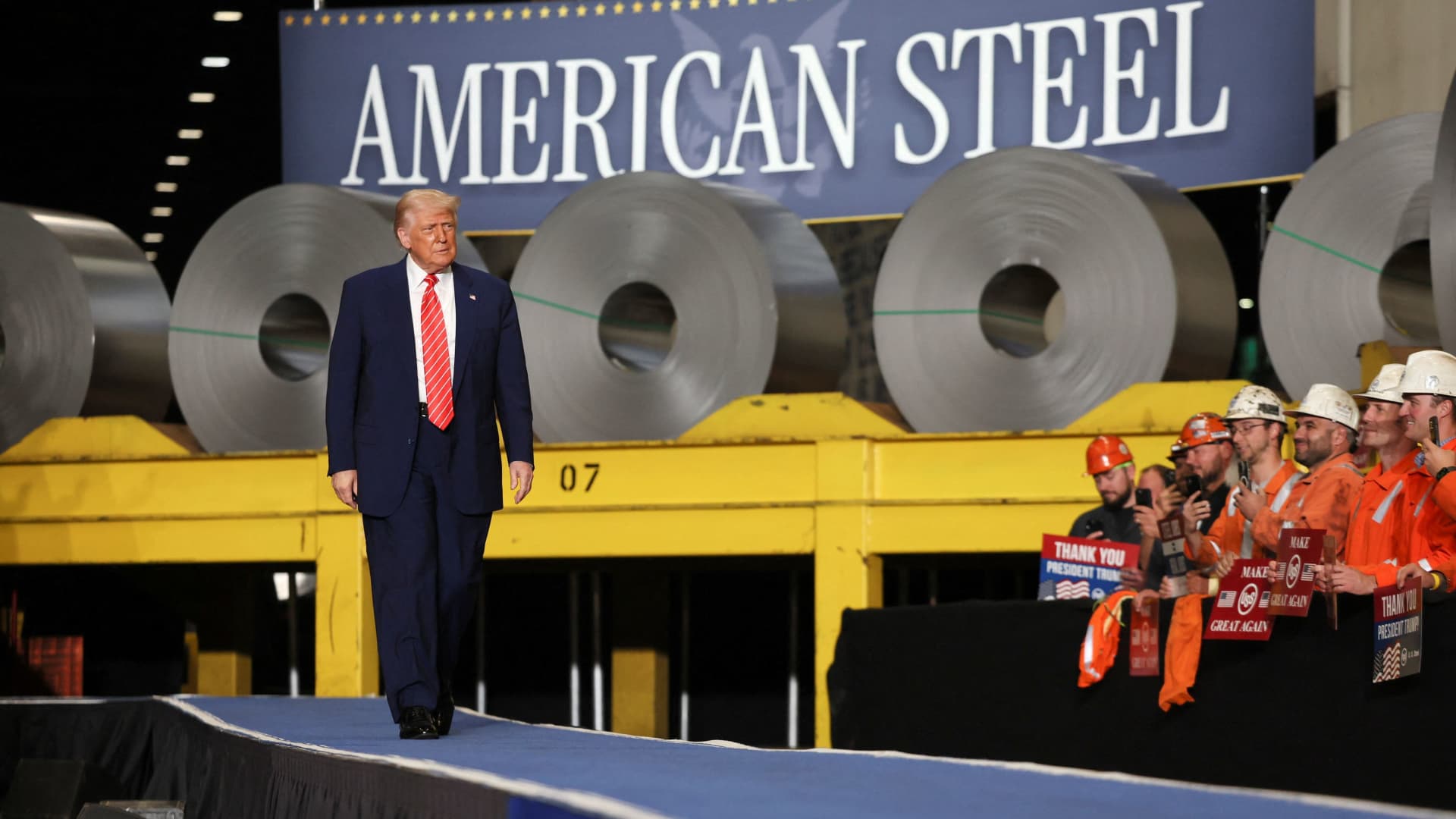 U.S. Steel rallies as Trump approves Nippon takeover