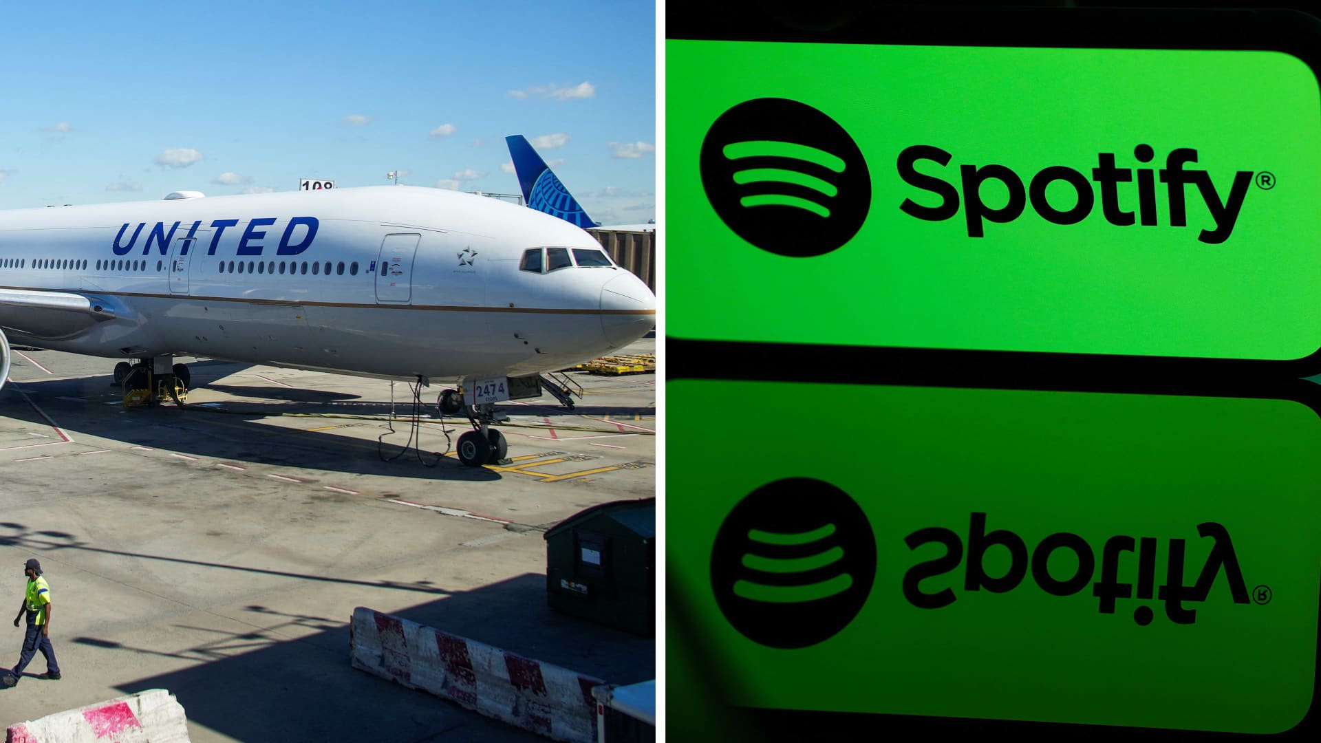 United partners with Spotify to add streaming audio to seatback screens