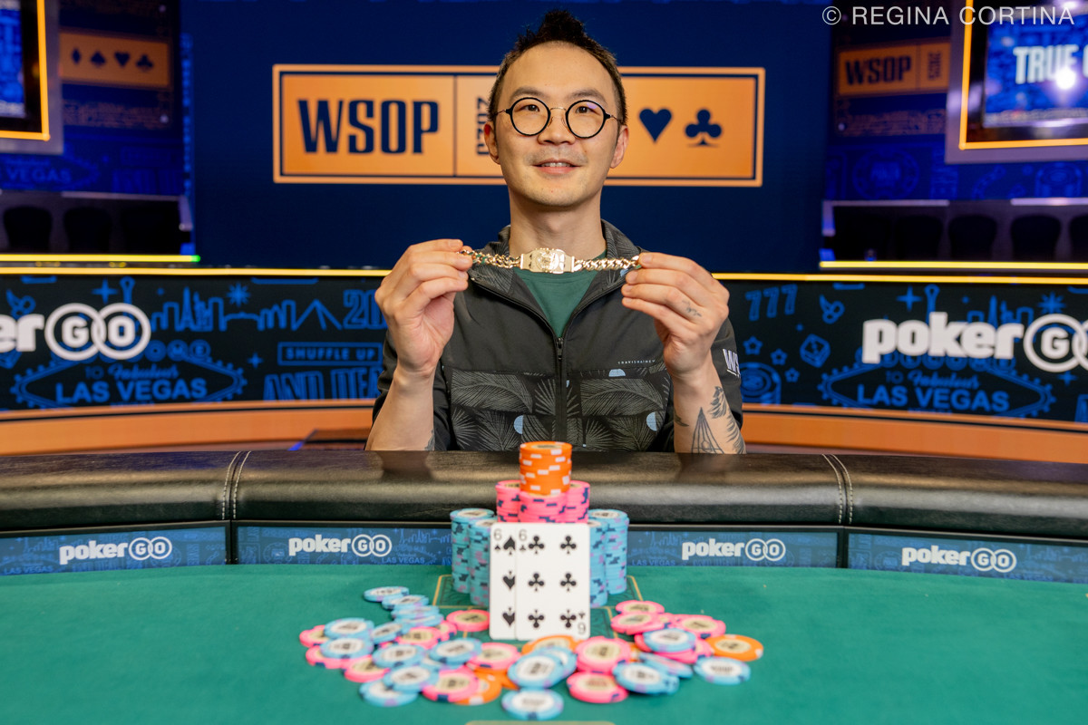 Yilong Wang “Lucky Enough” To Win Bracelet In k No Limit Hold’em