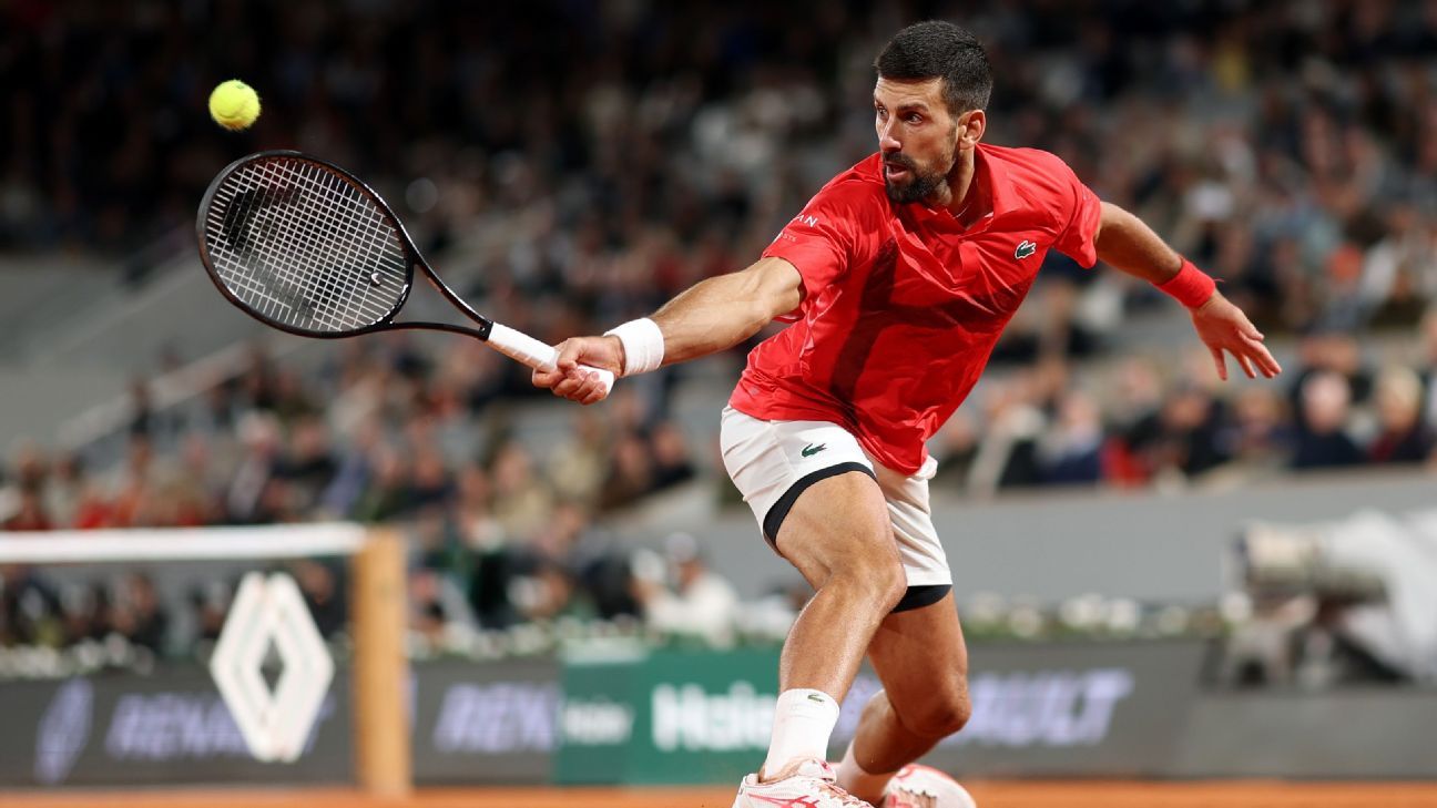 Novak Djokovic outlasts Alexander Zverev to reach French Open semis