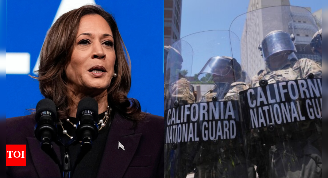 ‘Calculated agenda to spread panic’: Kamala Harris slams Trump administration’s National Guard deployment in LA; calls protests a powerful tool for justice