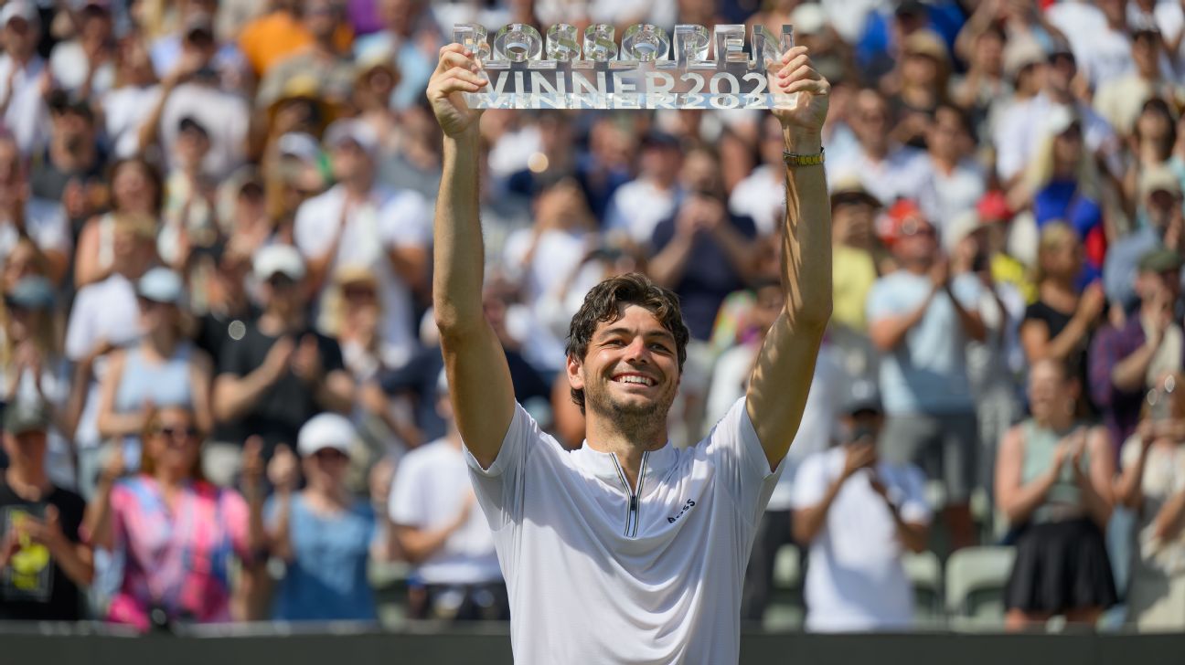 Taylor Fritz tops Alexander Zverev to win Stuttgart Open title
