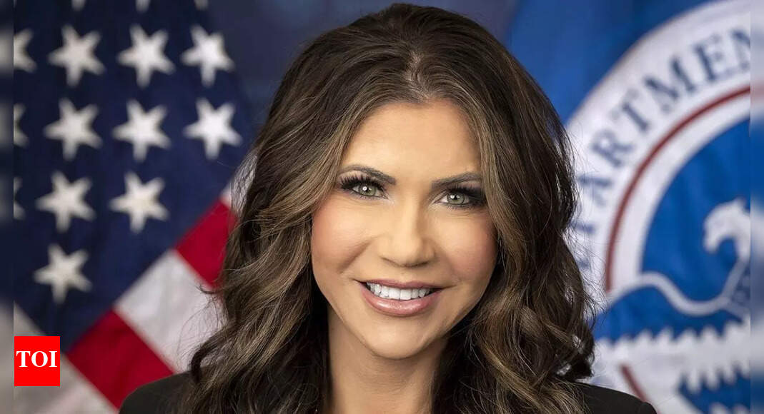 Kristi Noem hospitalised: US homeland security secretary admitted for treatment; DHS cites allergic reaction