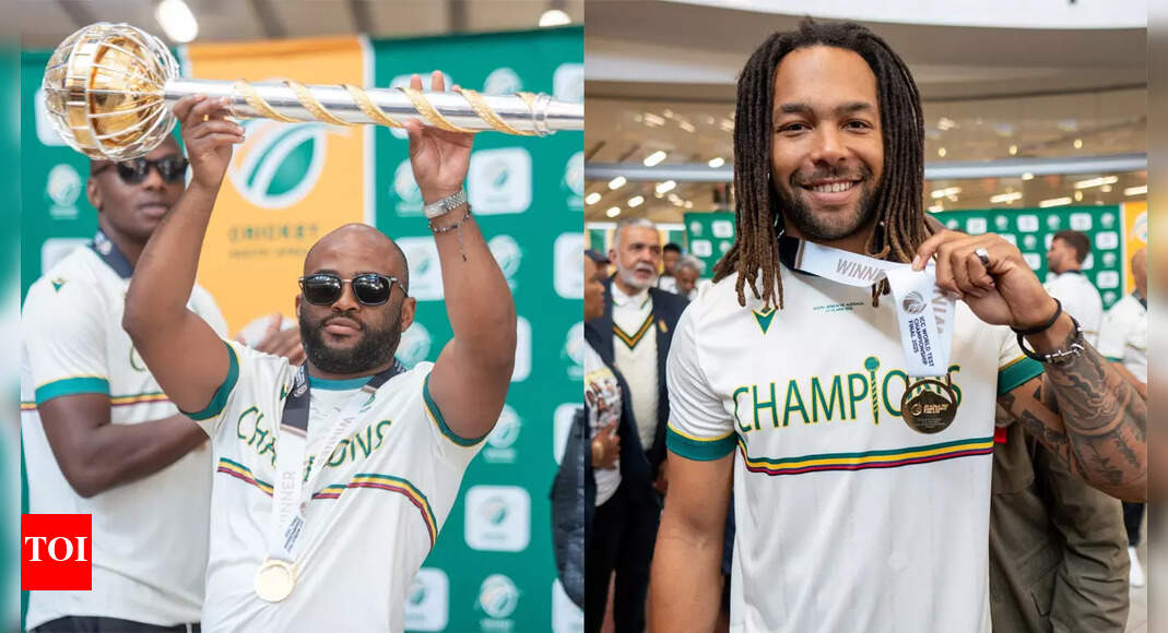 Champions South Africa return home: Thousands welcome WTC-winning Proteas in Johannesburg – Watch | Cricket News