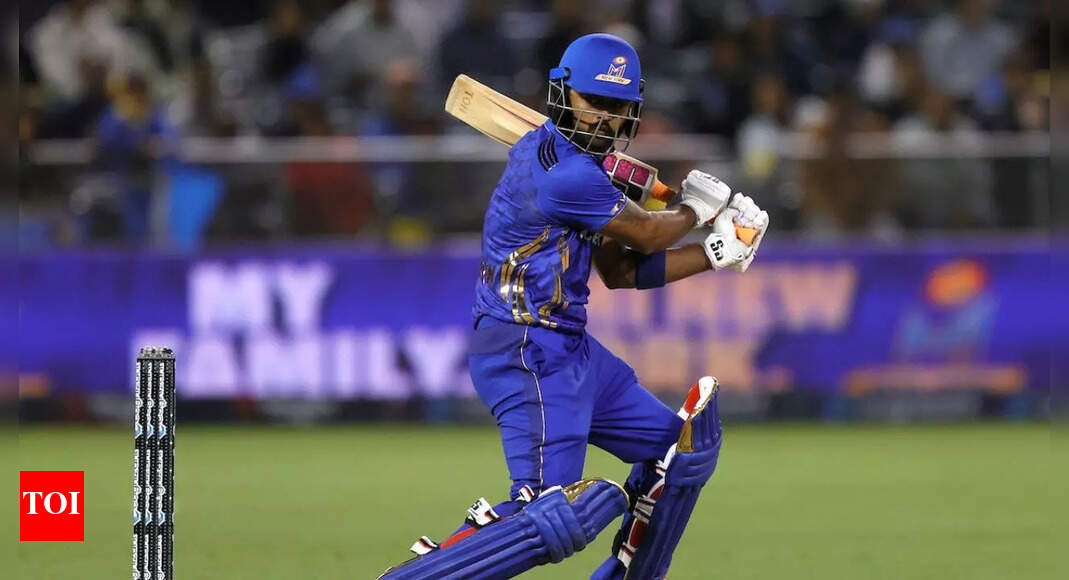 MLC 2025: Monank Patel’s 93 enters record-book as MI New York beat Seattle Orcas by 7 wickets | Cricket News