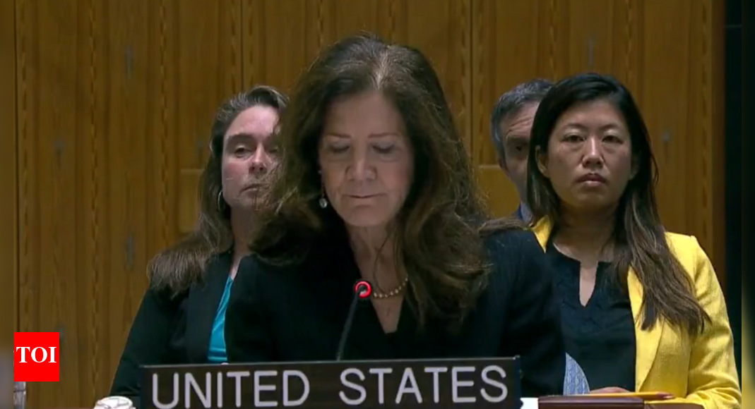 Israel-Iran war: At UN, US envoy Dorothy Shea accidentally blames Israel for ‘chaos, terror’; corrects it to Iran – watch video