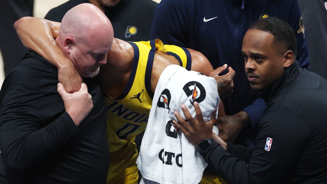 Tyrese Haliburton’s injury prompts reactions from LeBron, Mahomes