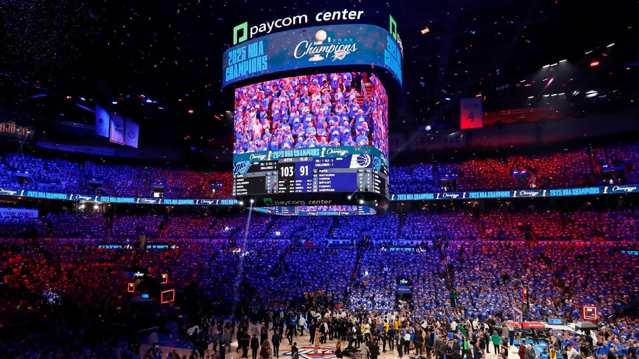 2025-26 NBA Finals odds – Thunder open as faves ahead of Cavs, Knicks