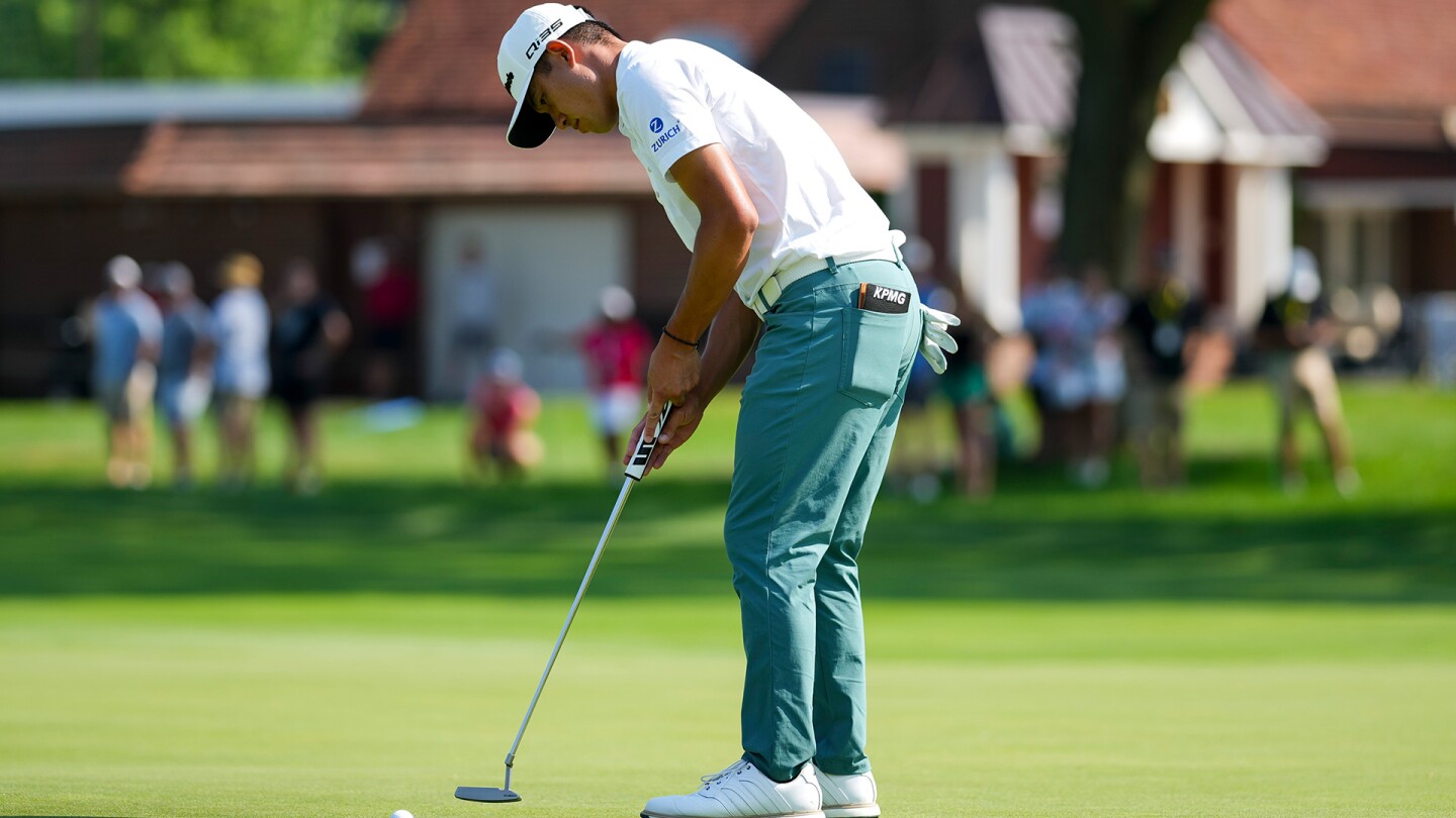 Collin Morikawa opens PGA Tour Rocket Classic 3 under, struggles on greens