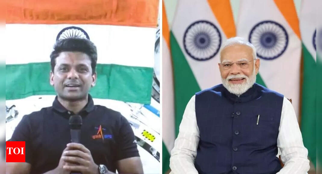 ‘Gajar ka Halwa’ in zero gravity: PM Modi shares a laugh with Shubhanshu Shukla during space call – video | India News