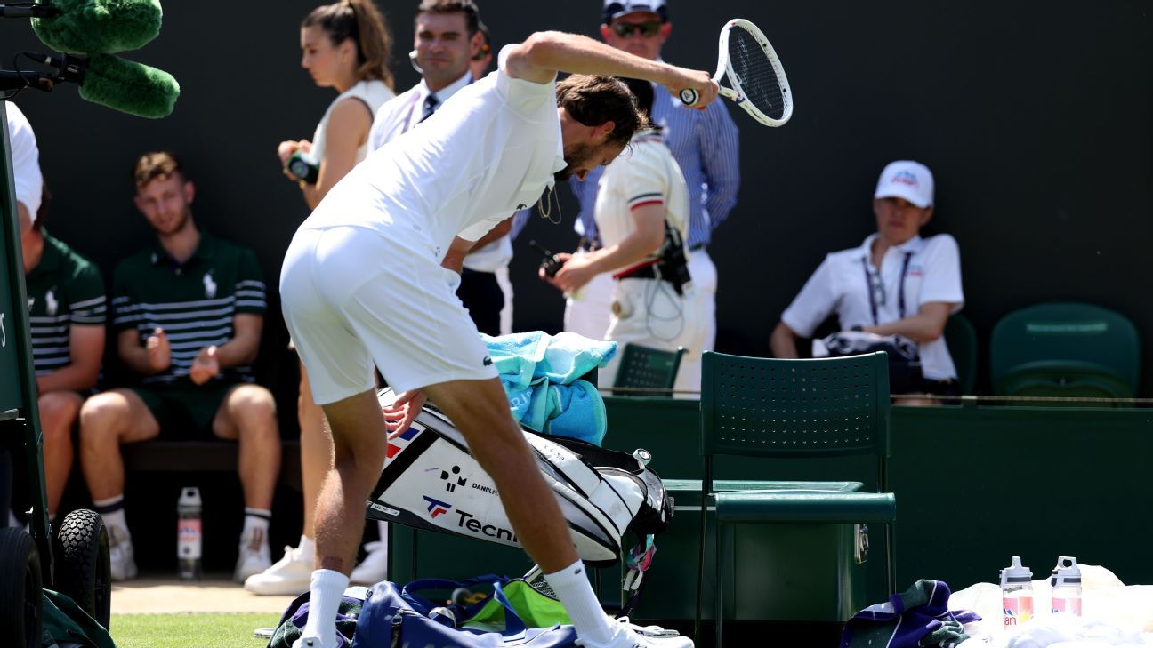 Daniil Medvedev again out in first round after Wimbledon loss