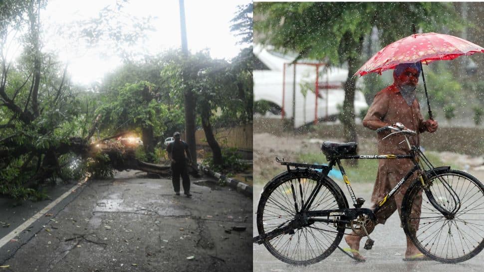 Weather Update: Rain Lashes Parts Of Delhi; IMD Issues Red, Orange, Yellow Alerts In Multiple States | India News