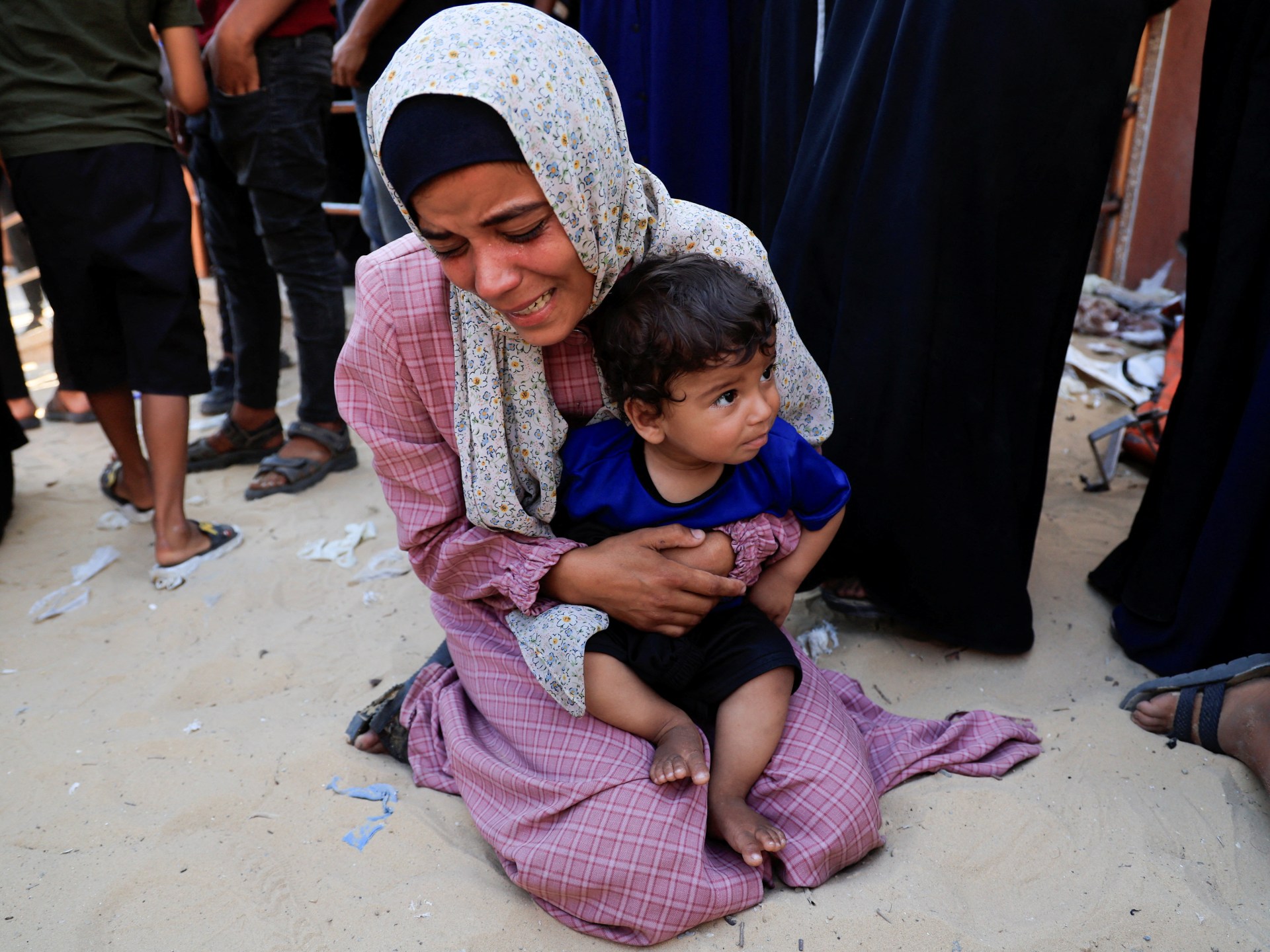 Israeli air attacks kill dozens in Gaza, which deteriorate humanitarian crisis