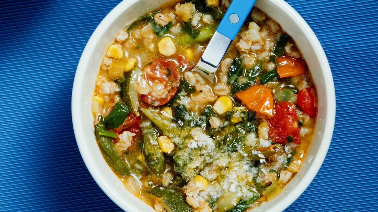 Summer Vegetable Soup With Pistou Recipe