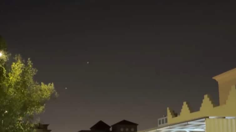 Moment When Qatar Air Defence Intercepted Iranian Missiles Over Doha