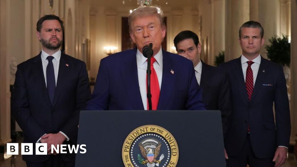 Trump says Iran attacks a ‘magnificent military success’