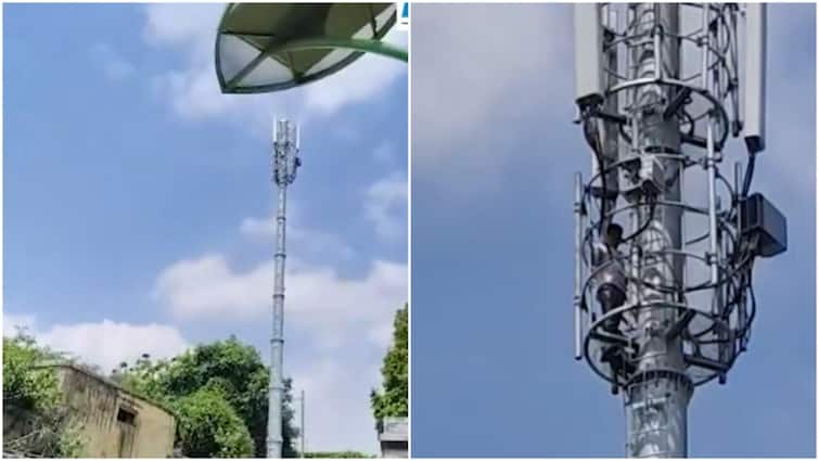 Man Climbs Tower Inside Ayodhya Government Complex in Protest, Officials Rush to Scene
