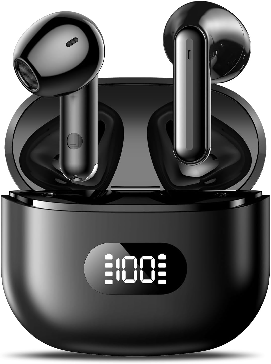 Wireless Earbuds,Bluetooth in Ear Buds with Immersive Surround Sound Stereo,Tap-Control,48 Hours Playtime,Bluetooth 5.4 LED Display Charging Case,IPX7 Waterproof Fit iPhone&Andriod Sports Workout