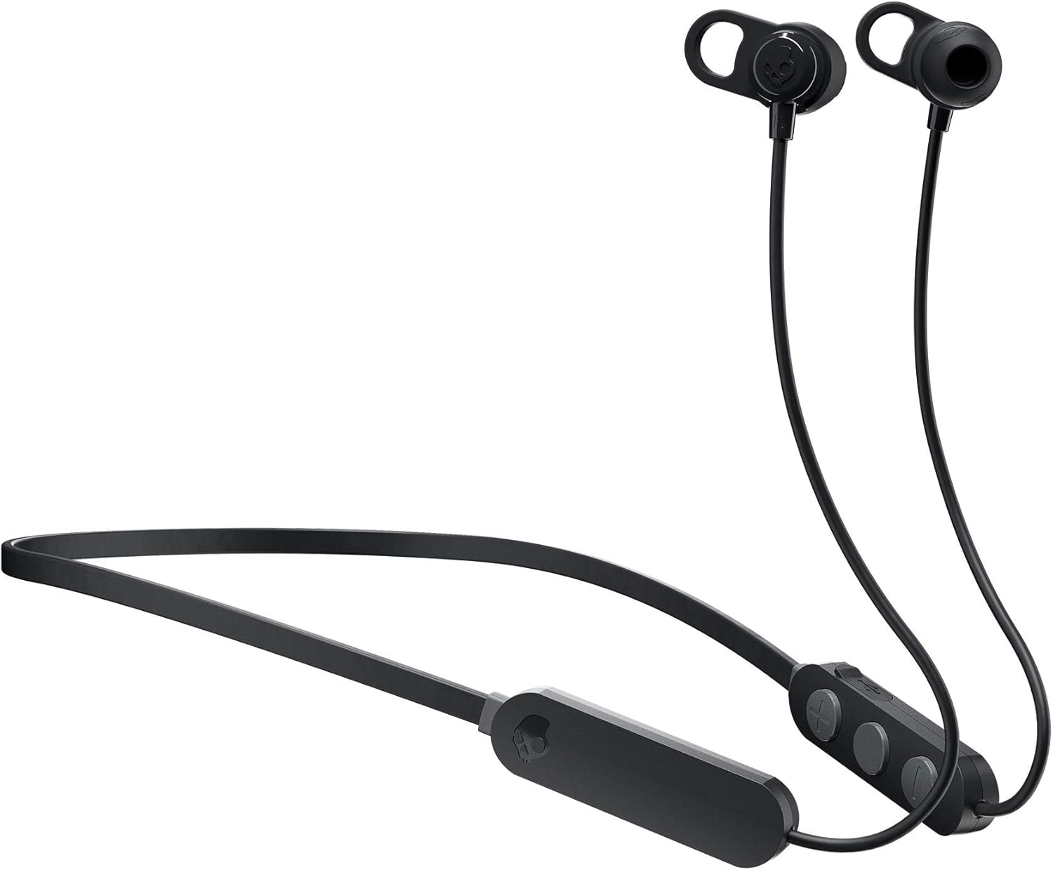 Skullcandy Jib+ Wireless Earbuds, Bluetooth Headphones, Up to 6 Hrs Battery, Noise Isolating Fit, Sweat Resistant, Built-In Microphone, iPhone Android, Ear Gel Sizes Included for Custom Fit – Black