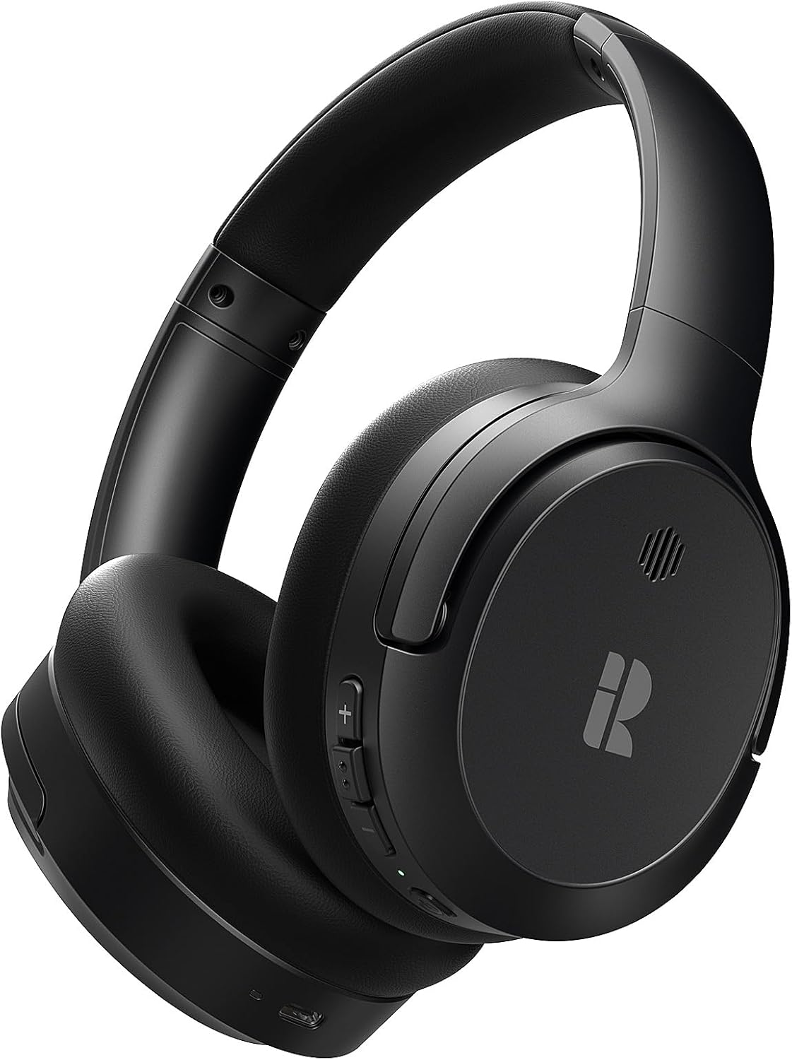 Bluetooth Headphones, Hybrid Active Noise Cancelling Wireless Headphones Over Ear with Microphone, Up to 140H Playtime, Transparency Mode, Deep Bass, Clear Calls, Comfort fit for Travel, Home Office