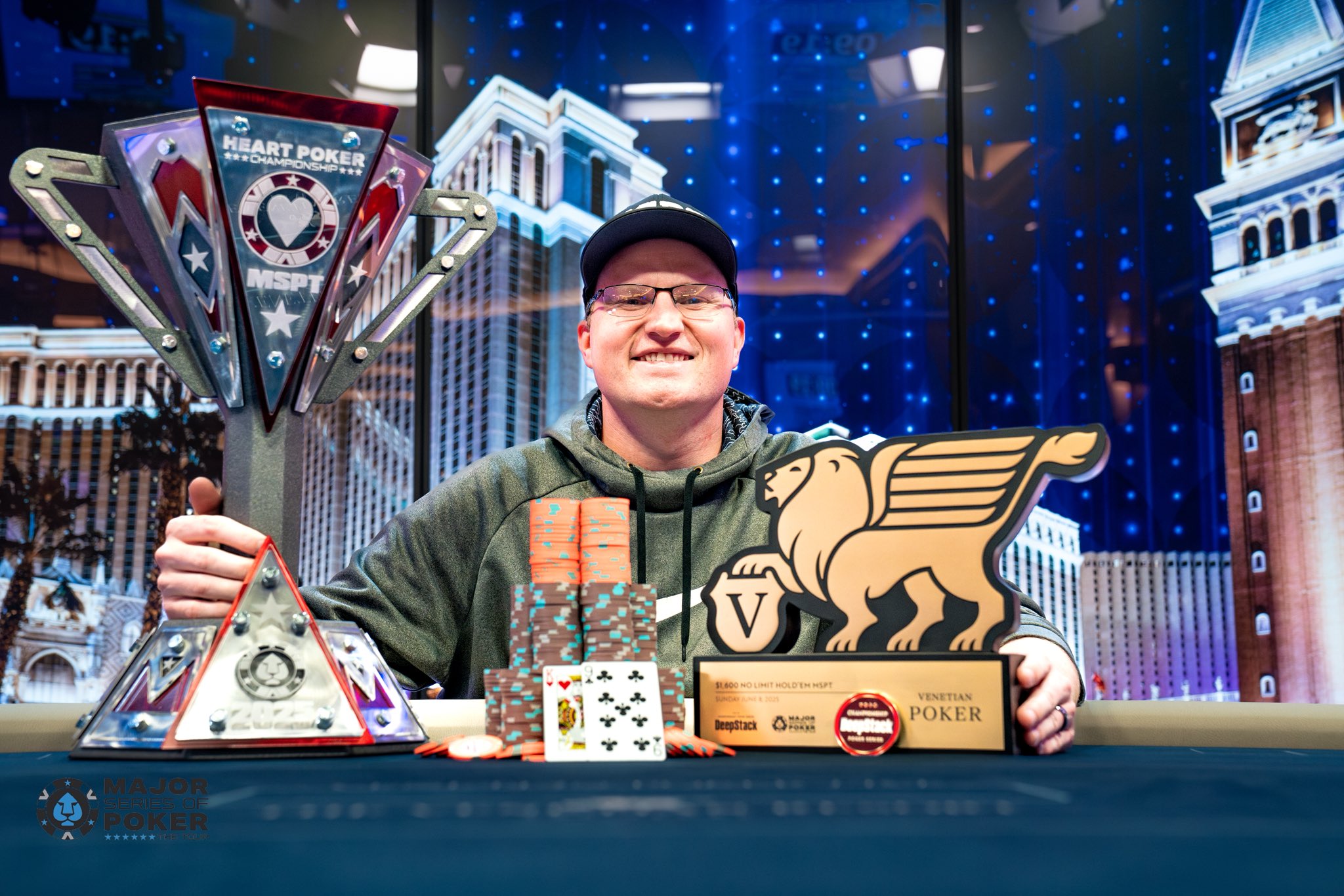 Josh Reichard Hits  Million in Tournament Cashes with MSPT Title at Venetian