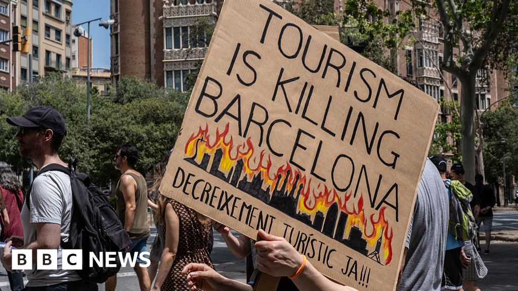 Protesters and residents pushed back on tourism in Barcelona