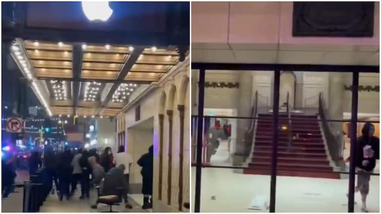 Masked Men Loot Apple Store Overnight In Los Angeles Amid Immigration Protests: WATCH