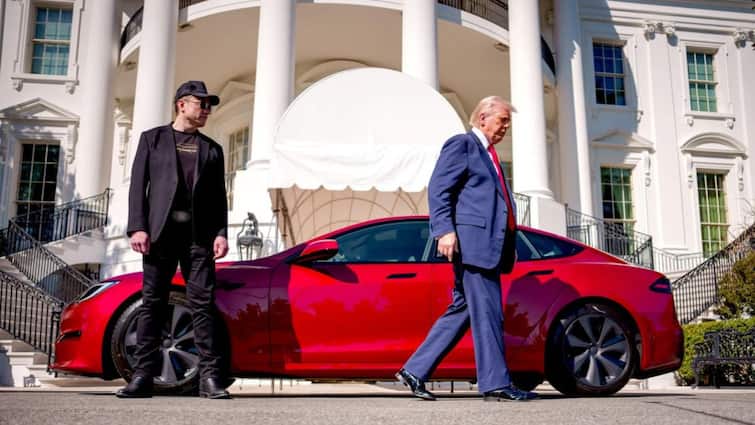 Donald Trump Elon Musk Tesla Ban Viral Video AI Deepfake Fact Check