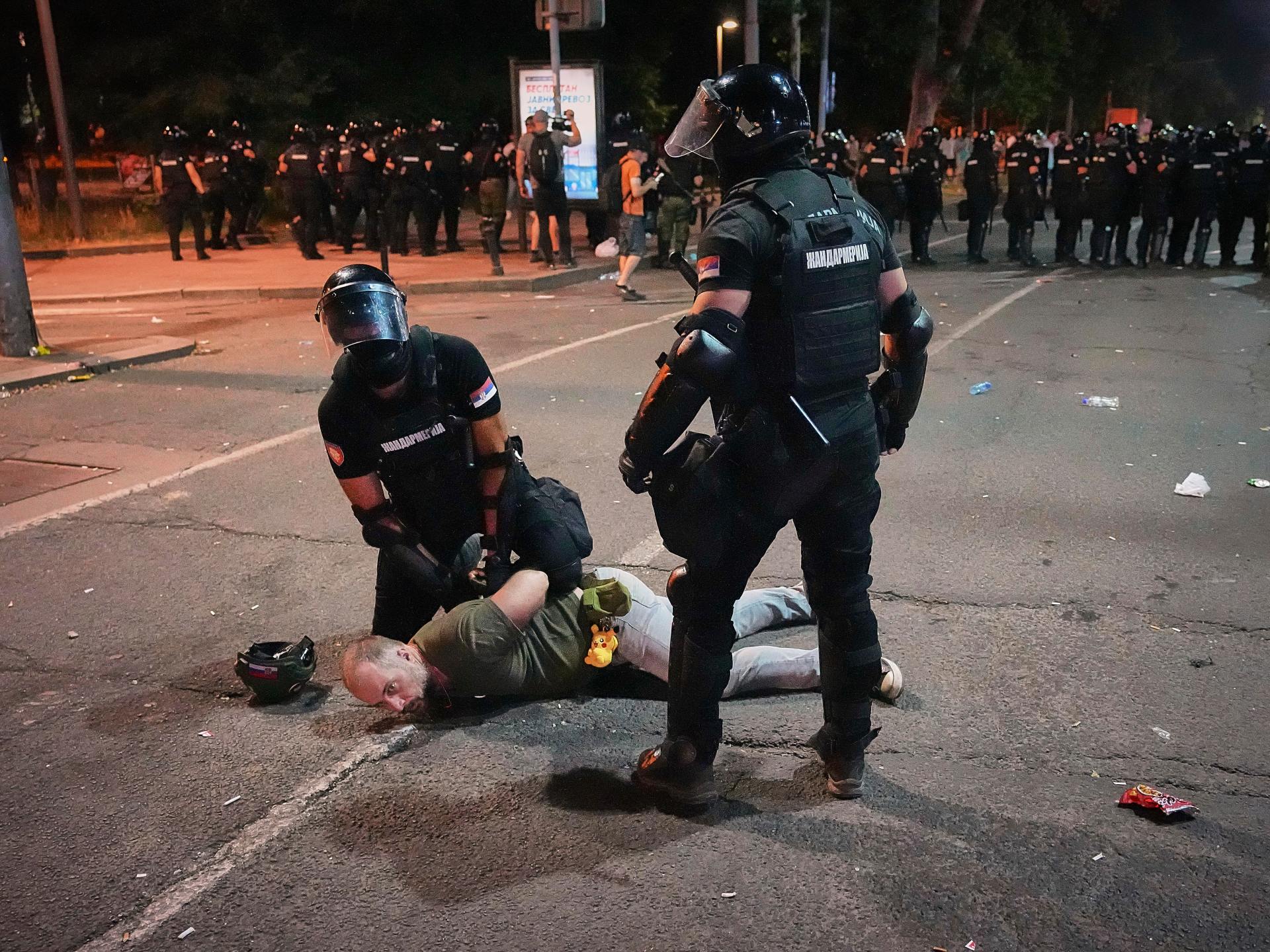 Serbia’s President Vishal Vishal arrests more after protests protest news