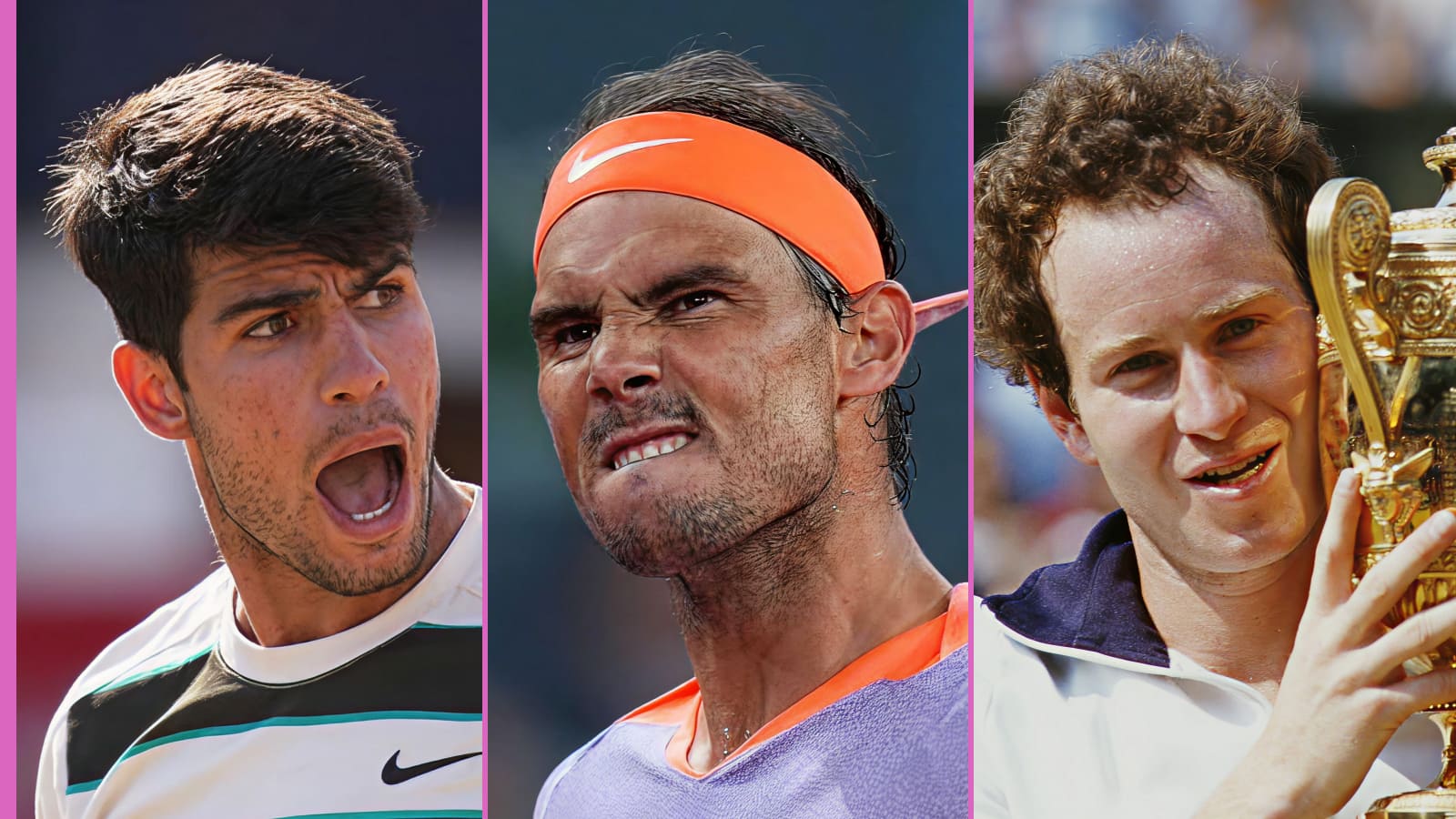 ft. Alcaraz, Nadal, McEnroe, Connors