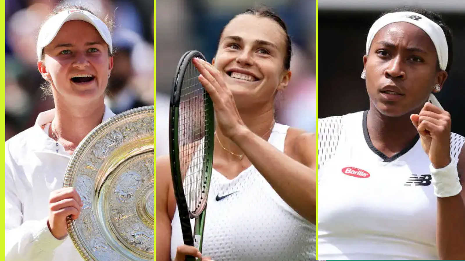 Points Sabalenka, Gauff, Paolini, Krejcikova, Raducanu will drop at Wimbledon