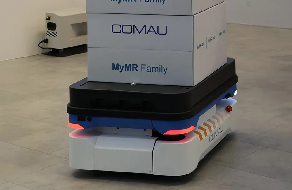 Comau launches mobile robots, cobots, and exoskeletons at Automatica