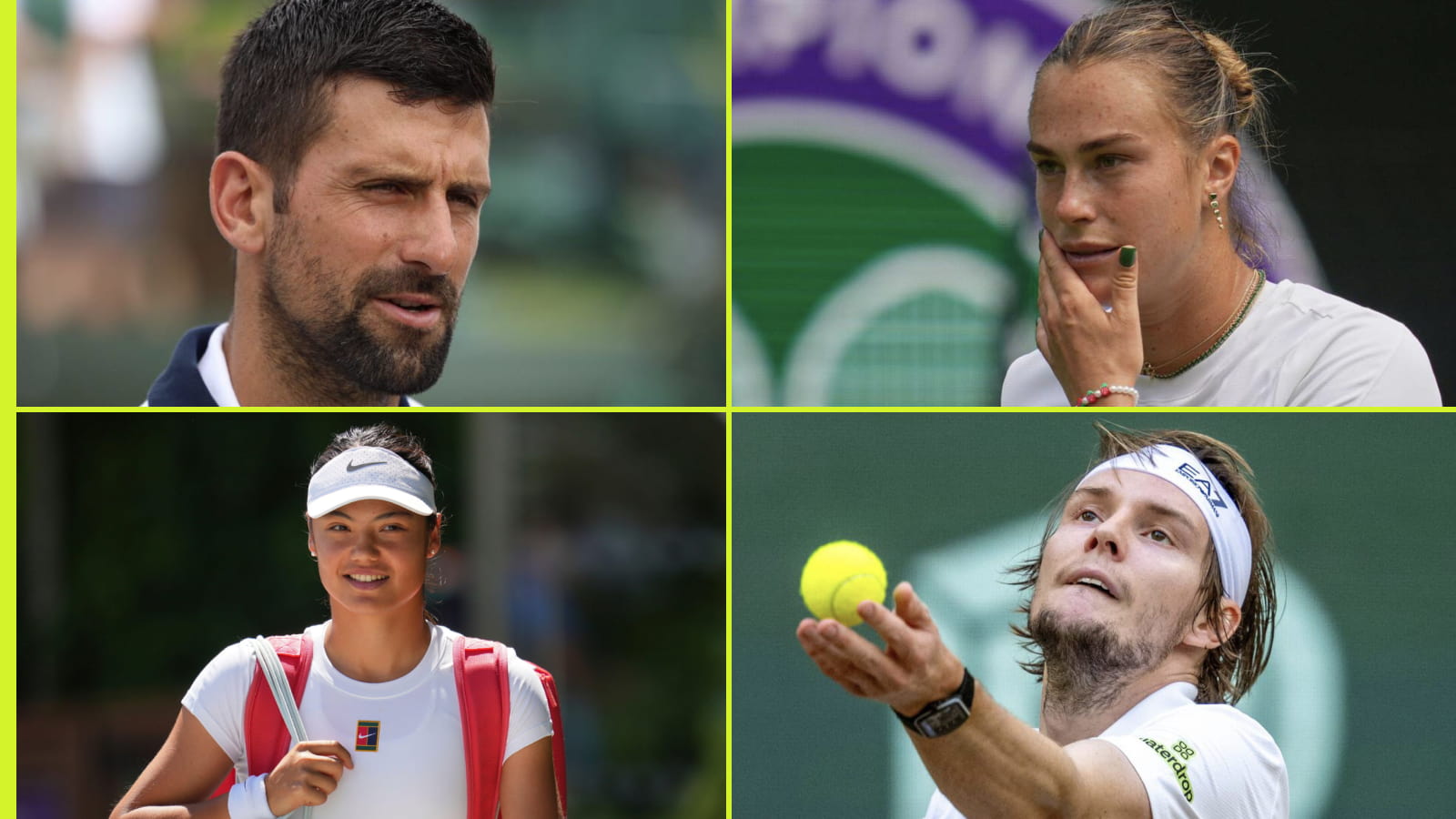 Novak Djokovic beaten by shock semi-finalist as Raducanu crashes