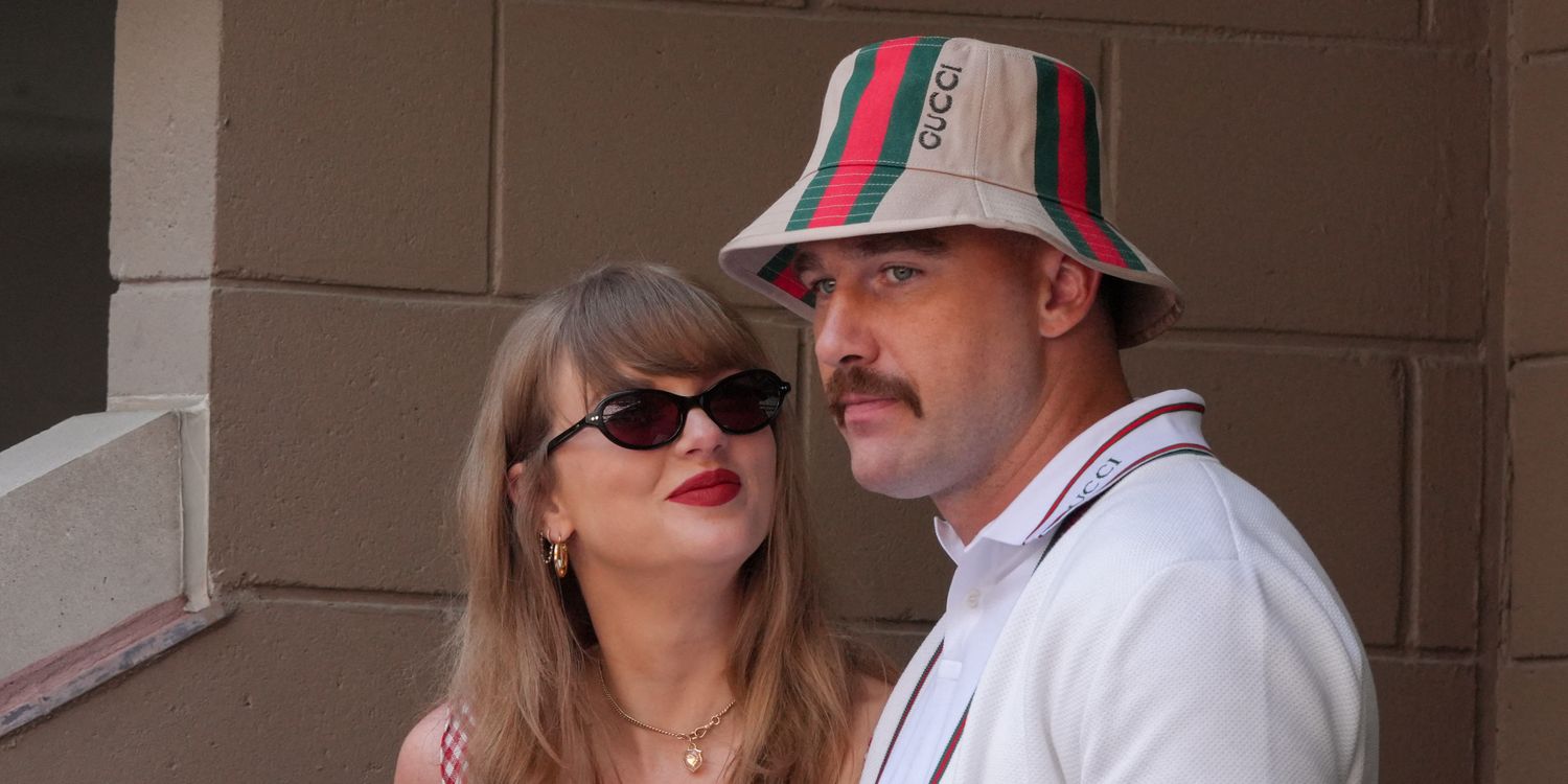 Taylor Swift Dons ‘Lover’-Coded Pink Dress for Travis Kelce Date Night