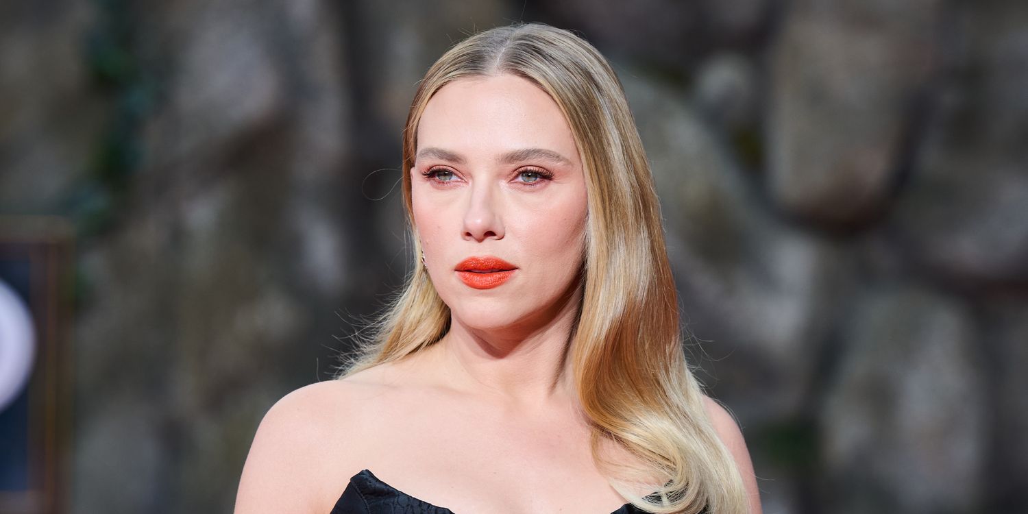 Scarlett Johansson Pairs Quiet Luxury With a Side Part