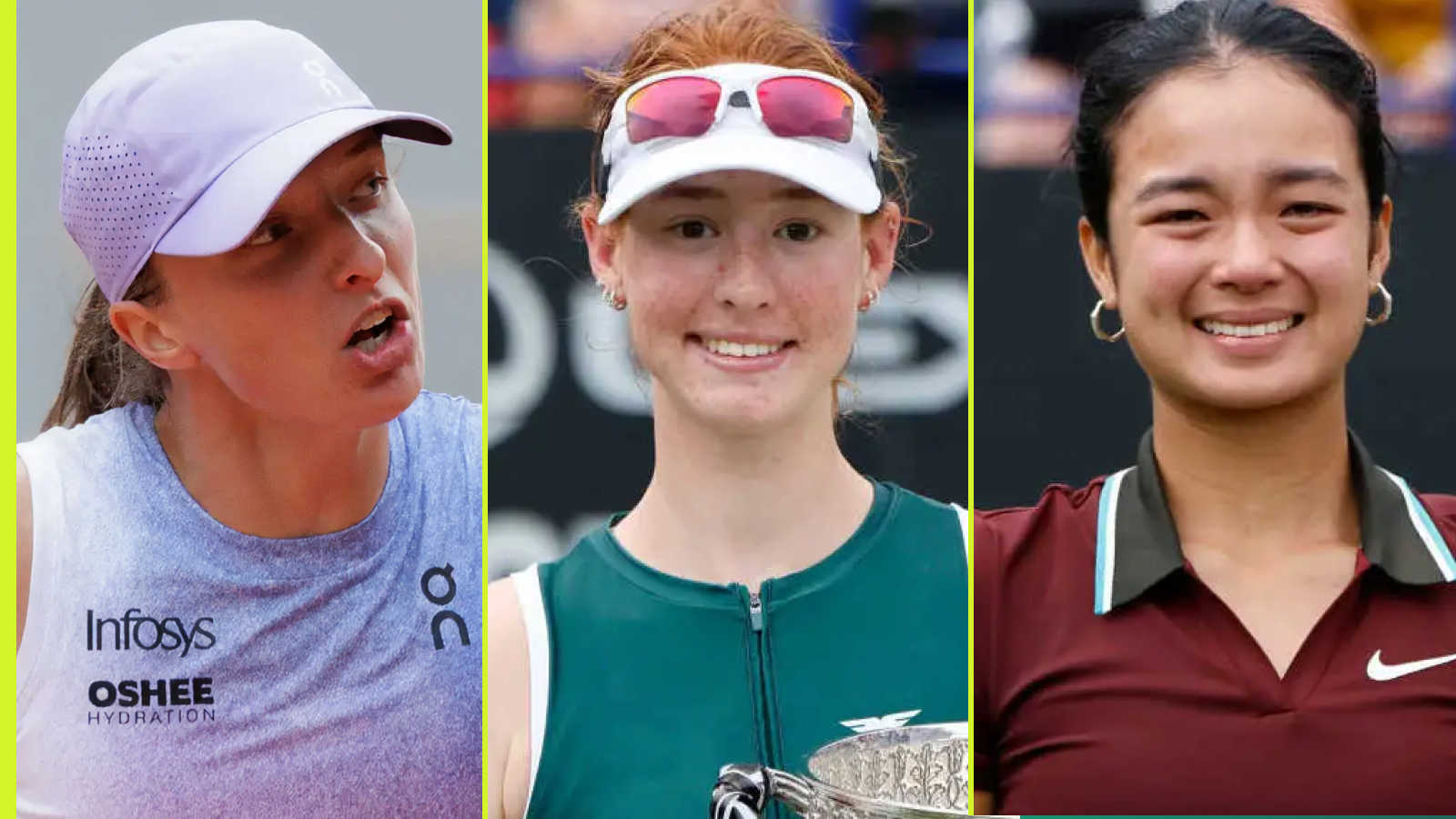 Iga Swiatek gets a boost, Maya Joint +10, Alex Eala +18, Emma Raducanu -2