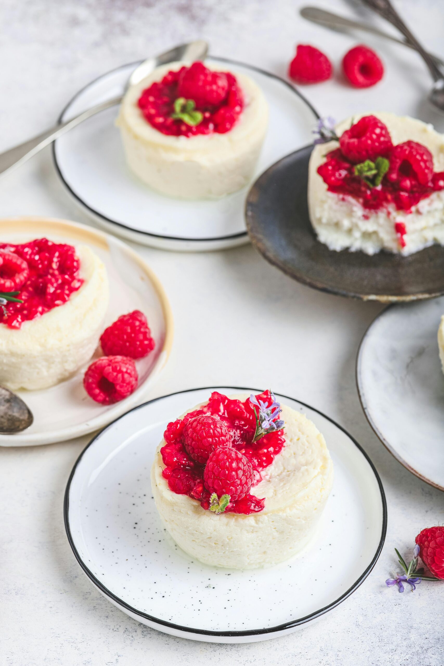 Air fryer lemon ricotta cheesecake — Dessert recipe — Diet Doctor