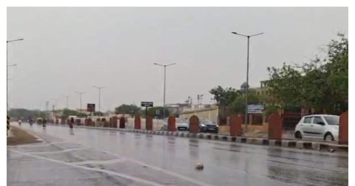 Rajasthan Rain Alert: जयपुर में तेज हवा के साथ शुरू हुई बारिश, भीषण गर्मी से मिली राहत