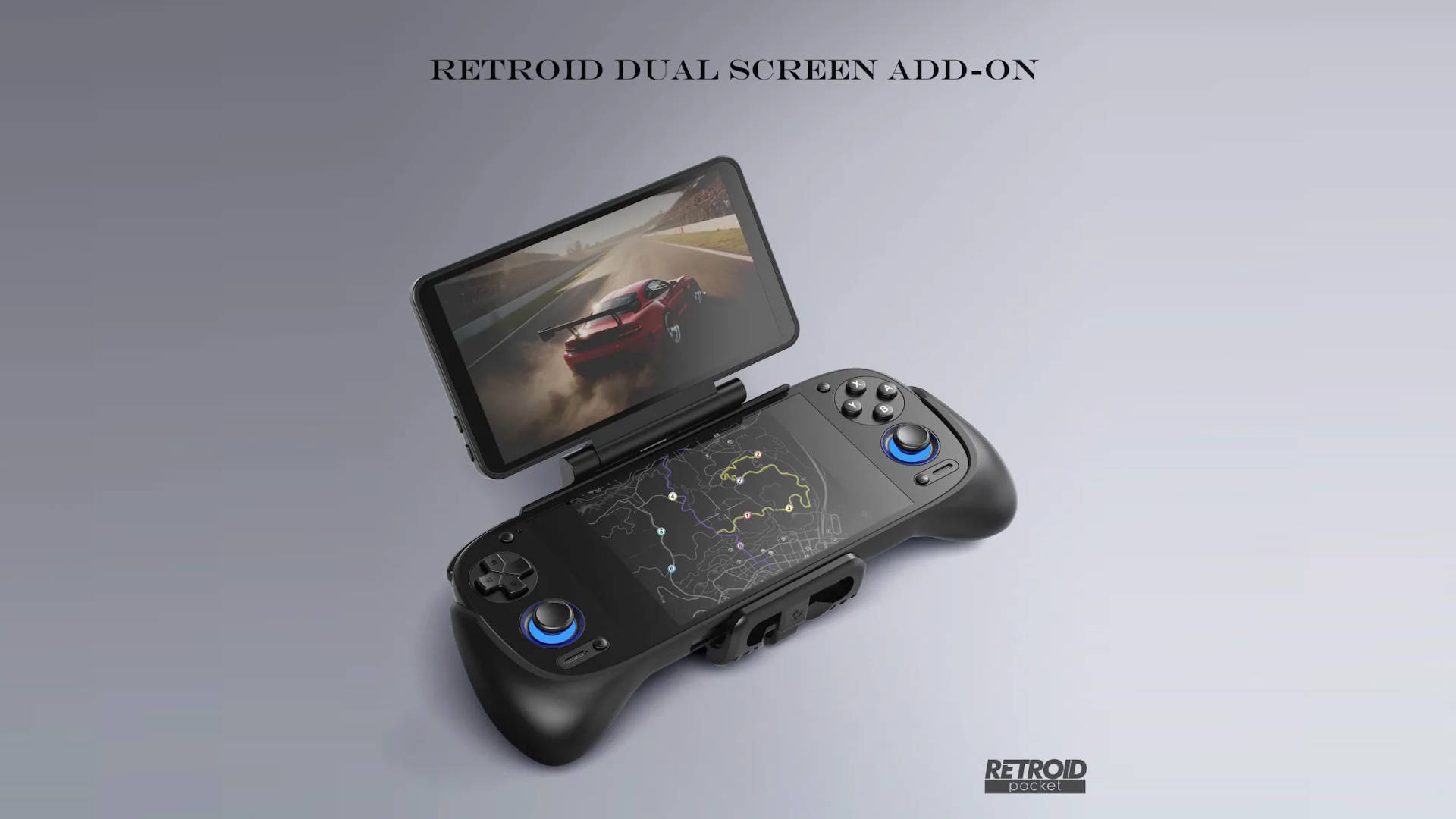It is designed for inexpensive dual screen add-on DS Emulation
