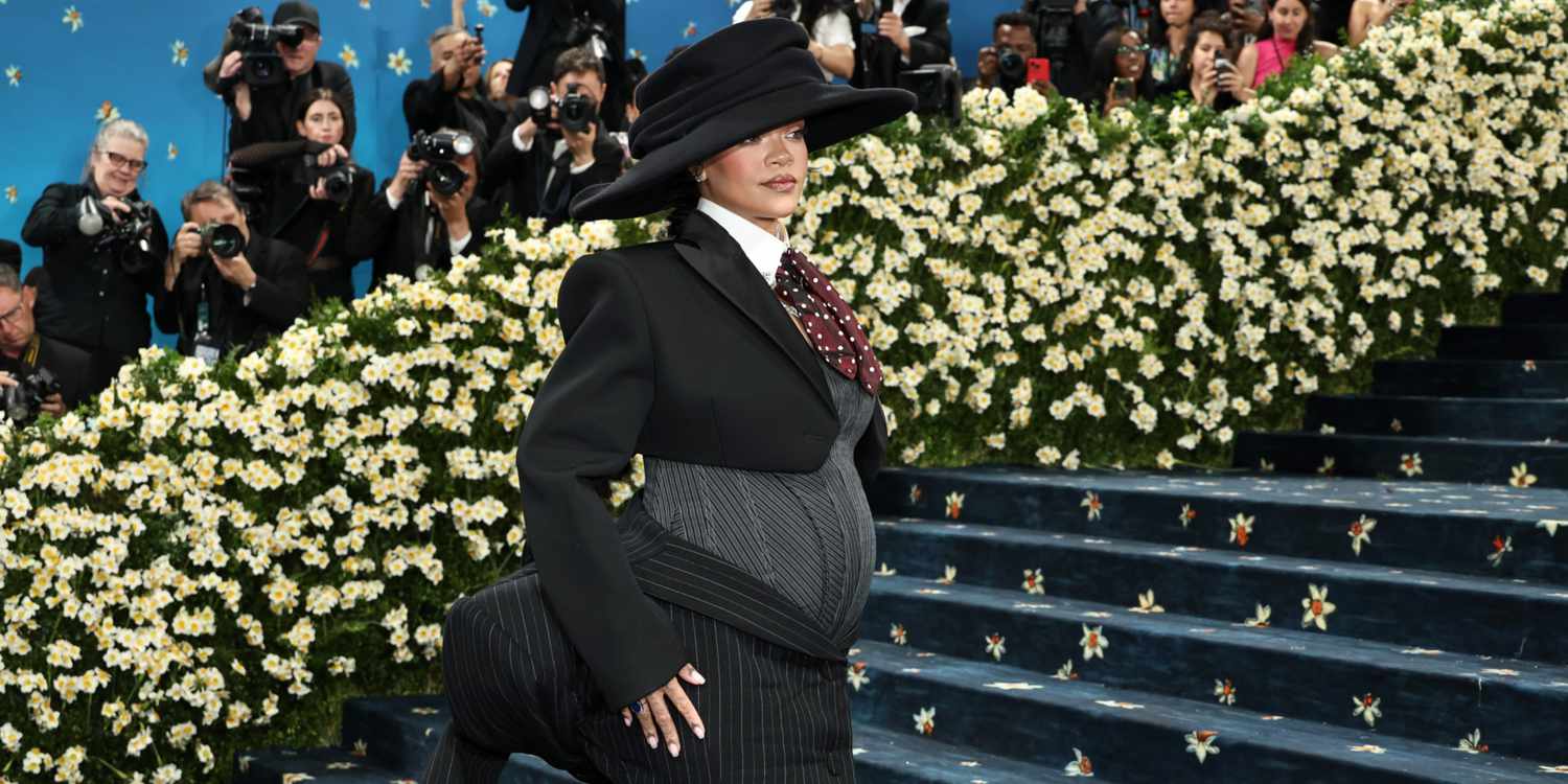 Rihanna Brings Son Riot to A$AP Rocky’s Fashion Show