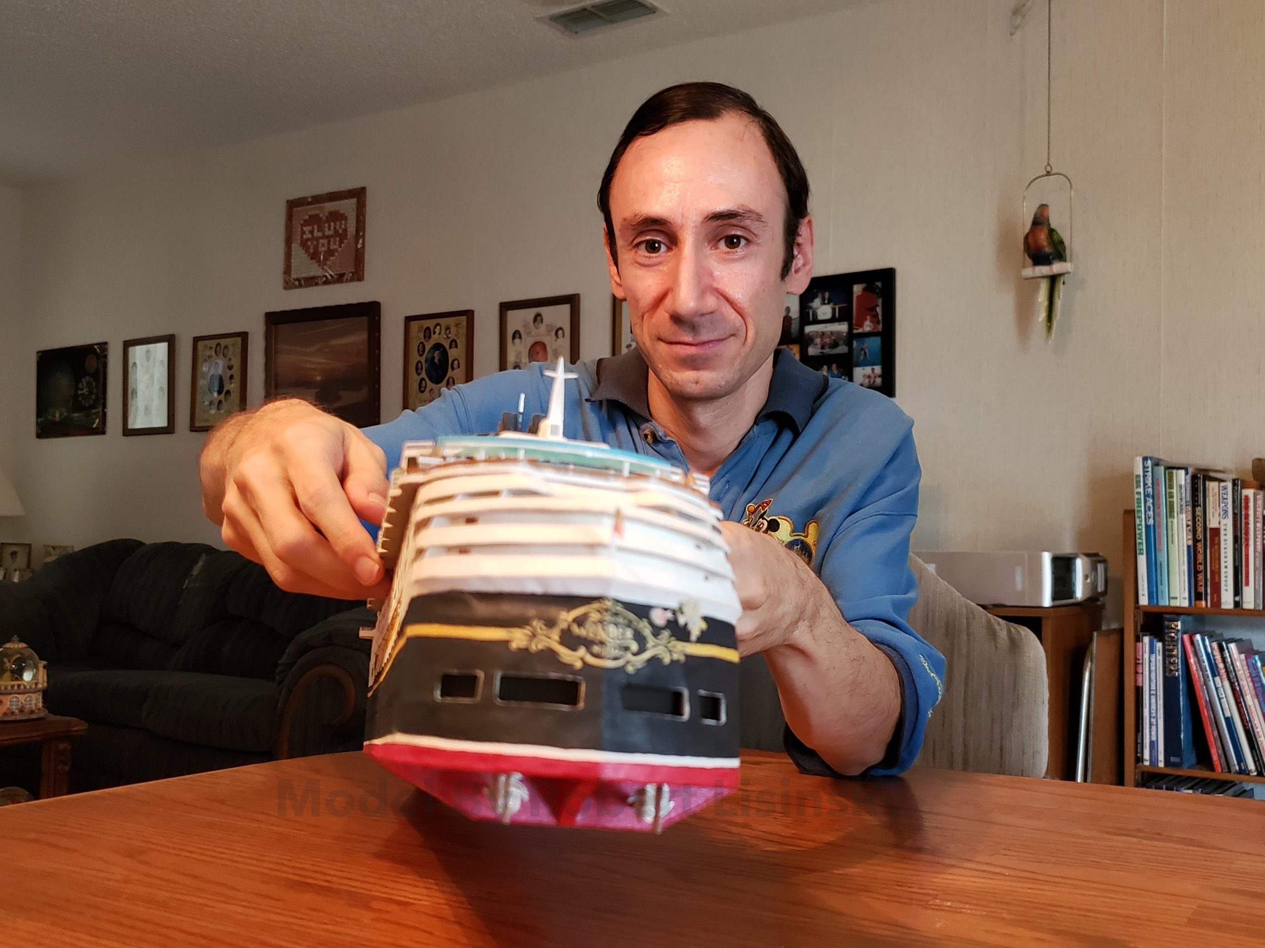 Disney Fan Recreates the Disney Wonder Cruise Ship In A Masterpiece Model
