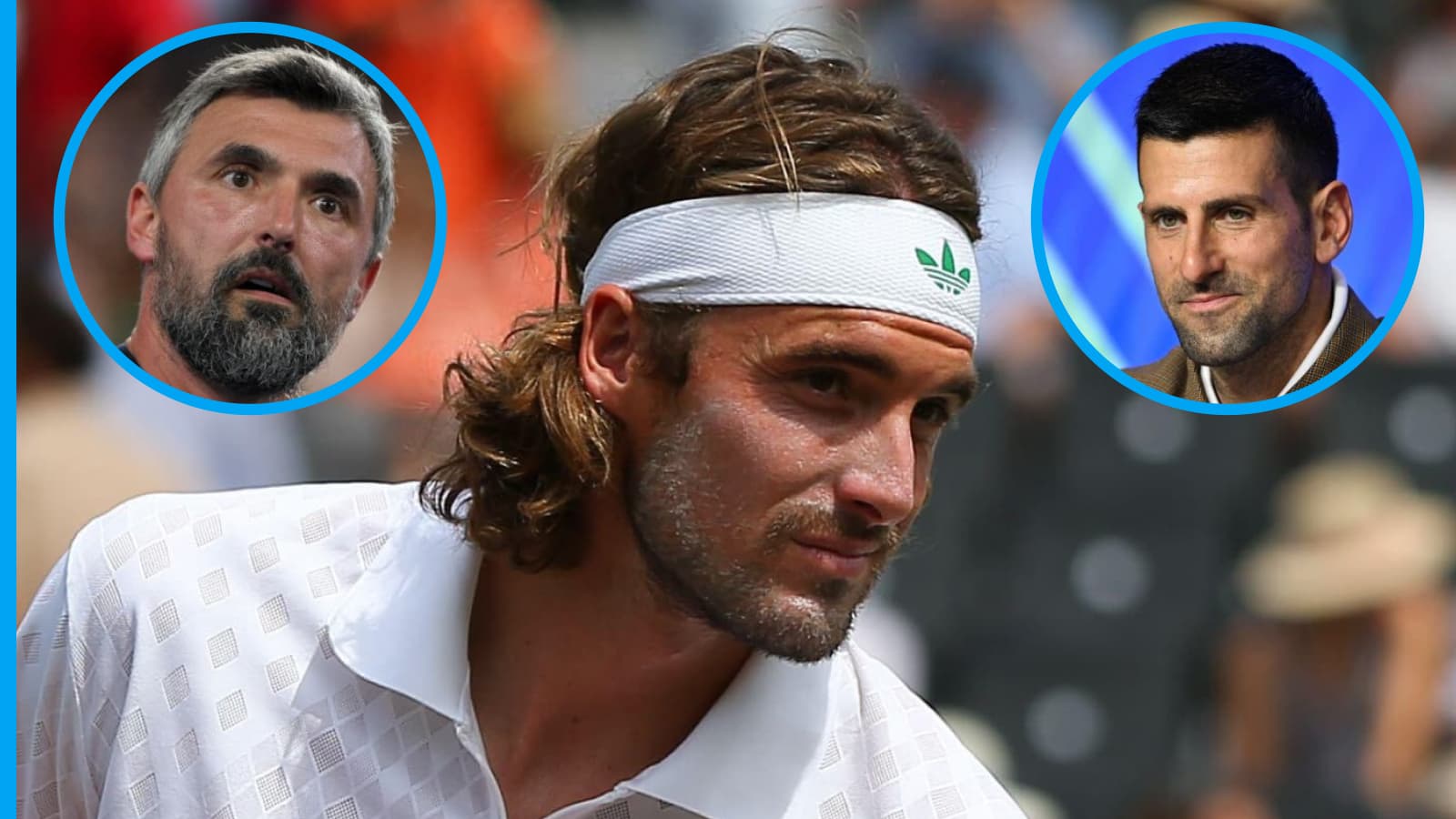 Stefanos Tsitsipas reveals if Goran Ivanisevic has shared any Novak Djokovic lessons