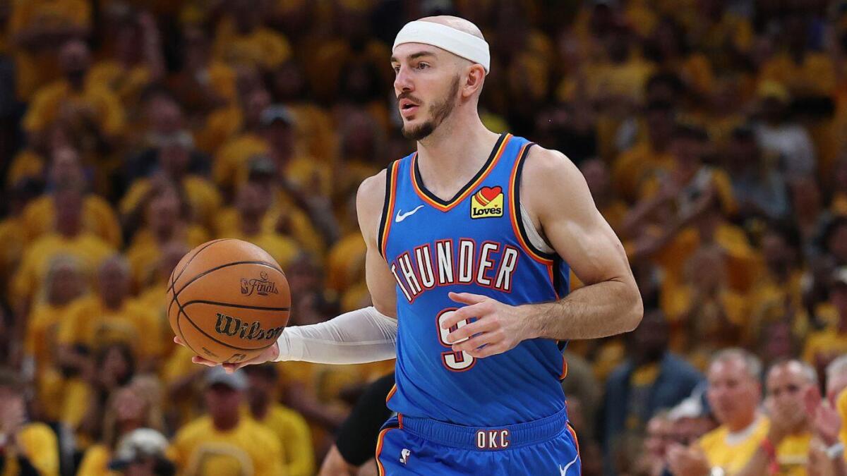 How Thunder’s Alex Caruso made NBA Finals history in Game 4 win over Pacers