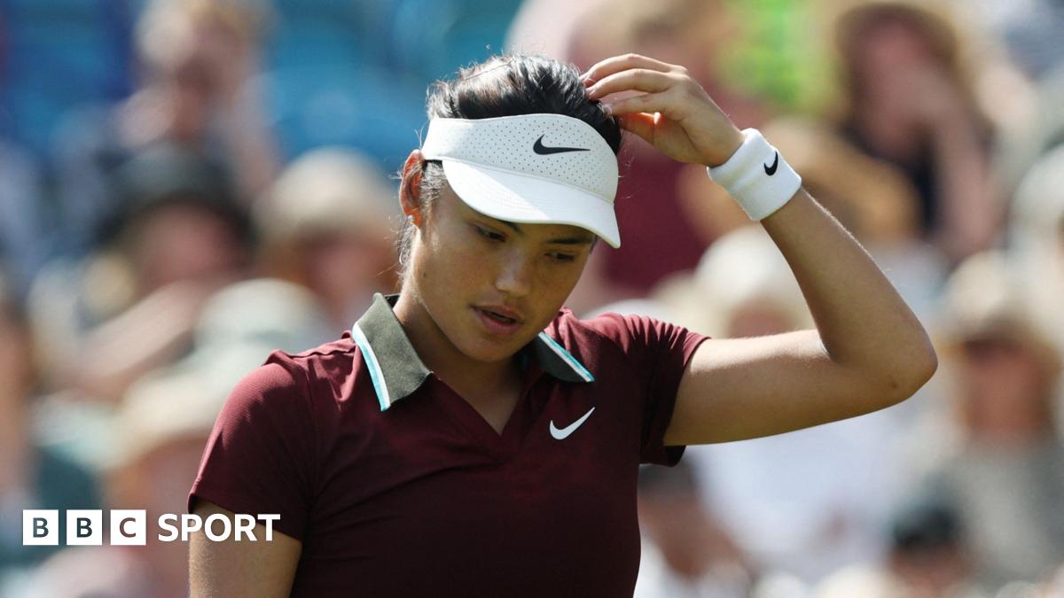 Eastbourne: Emma Raducanu loses to Maya Joint in second round, Jodie Burrage beaten by Barbora Krejcikova