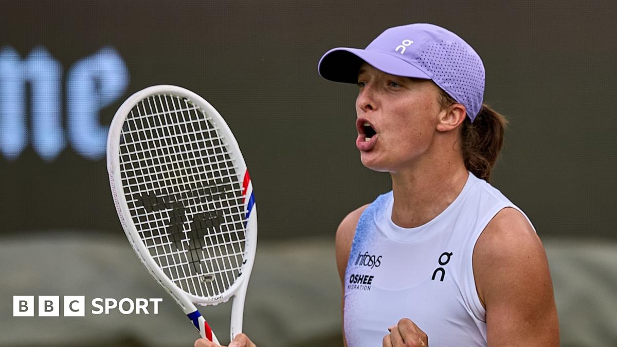 Iga Swiatek reaches first grass-court final with victory over Jasmine Paolini in Bad Homburg; Alexandra Eala reaches Eastbourne final