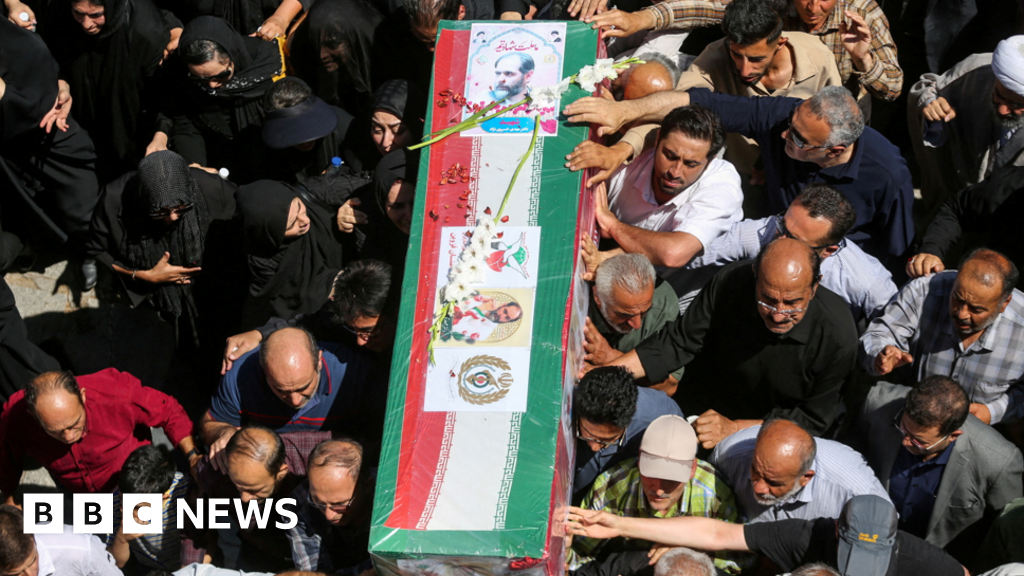 Iran has cremated the state for military leaders killed in the Israeli struggle