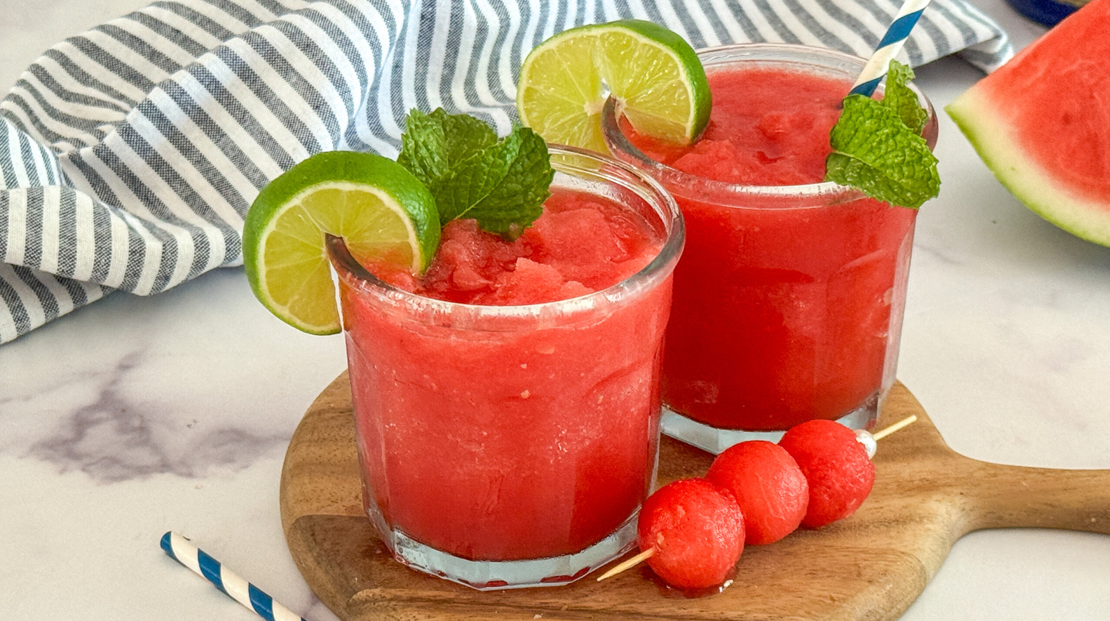 Watermelon Lime Slushie Recipe