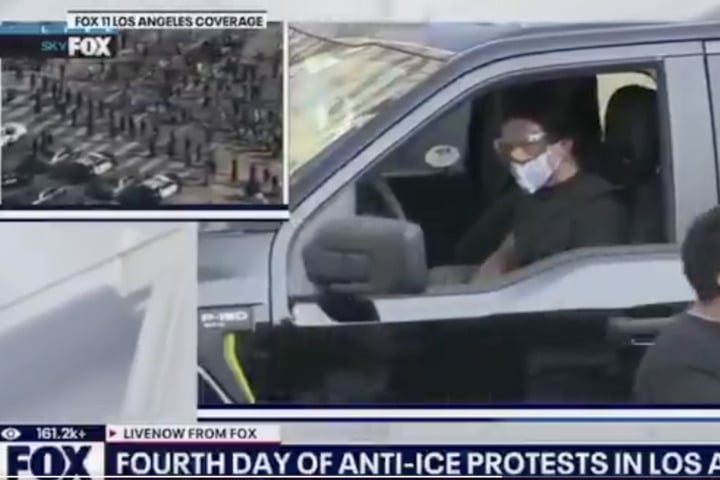 MAGA Freaks Out as Man Arrested for Allegedly Handing Out ‘Bionic’ Face Shields to Protesters