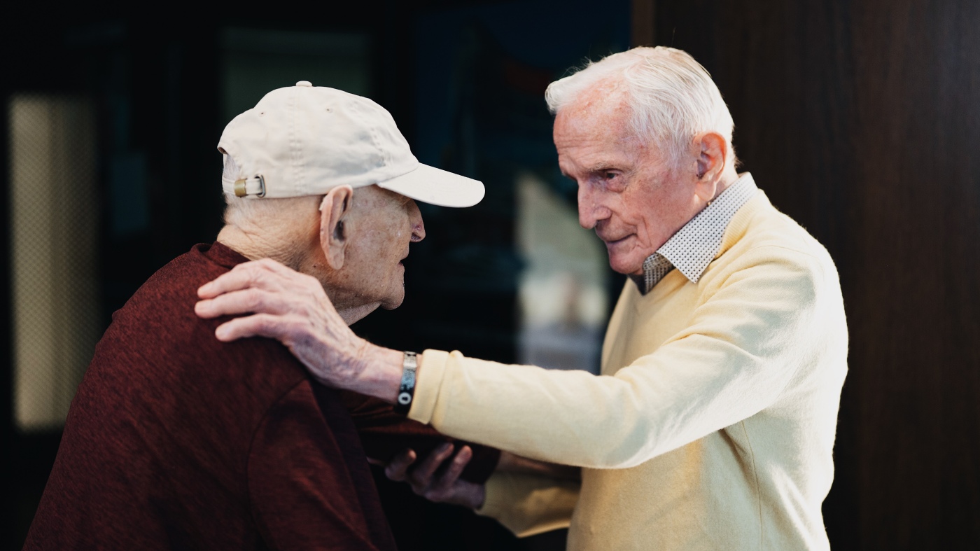 A Holocaust survivor and WWII vet meet 80 years later : NPR