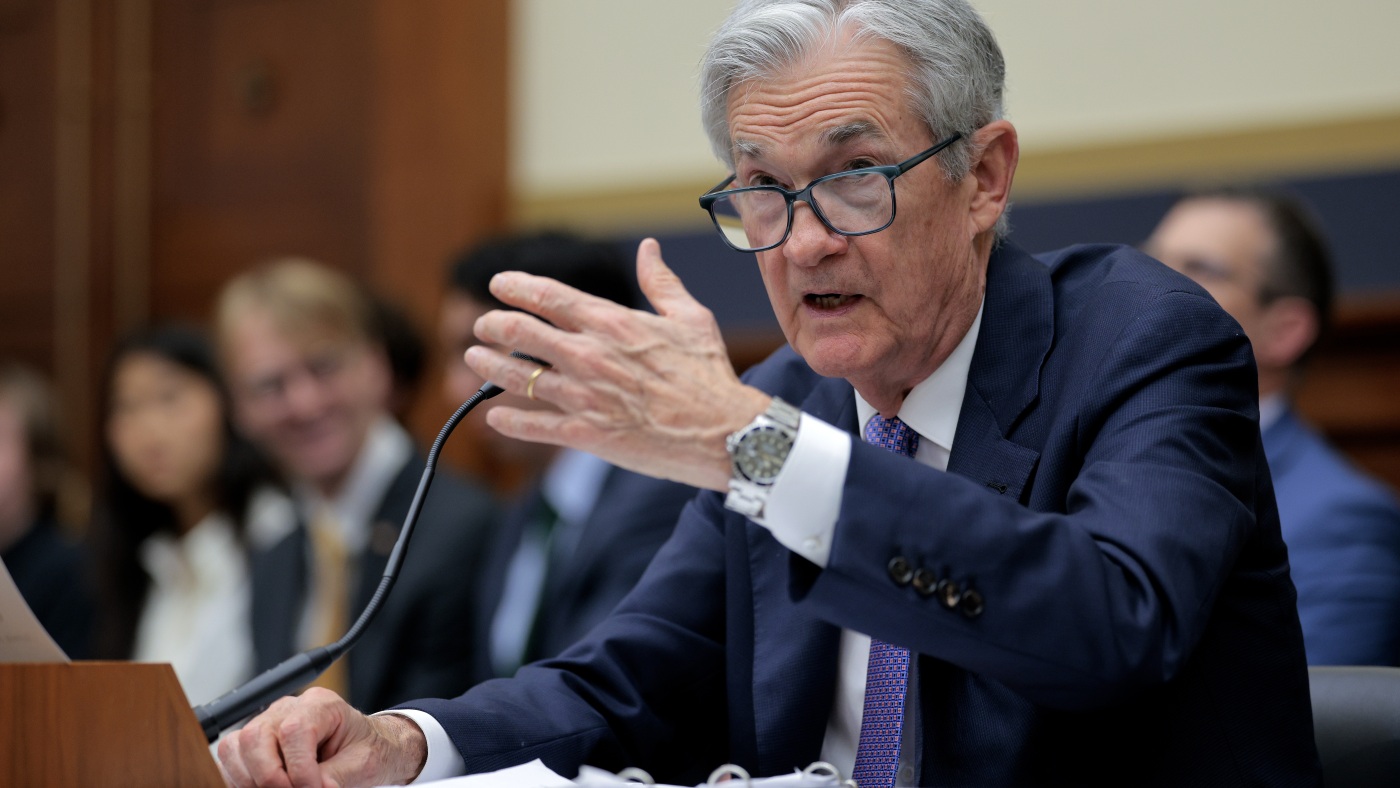 Fed Chair Powell says tariffs warrant caution on rate cuts : NPR
